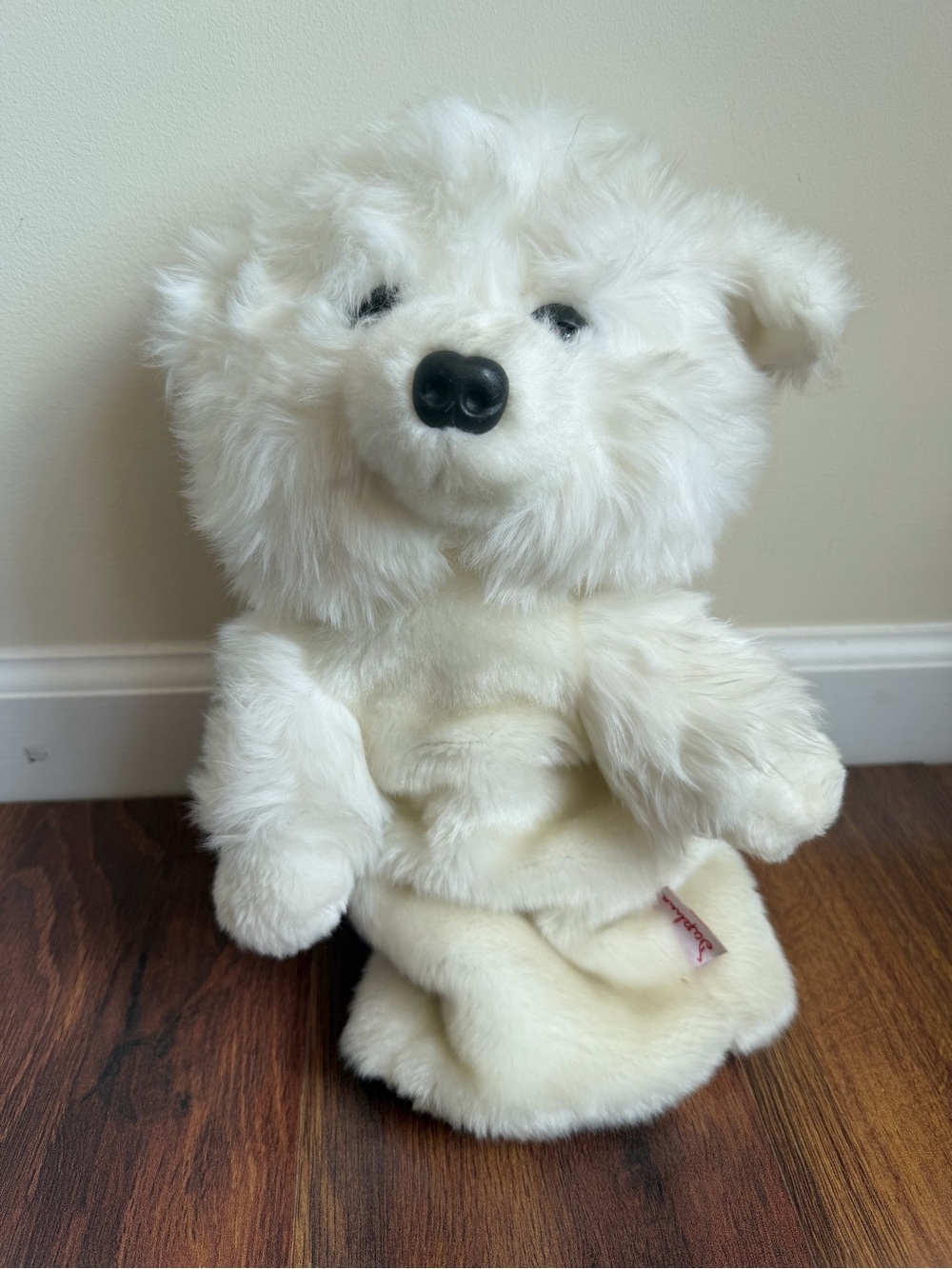 Daphne’s Hand Made Golf Club Cover Plush White Fuzzy Bear Sherpa Lined